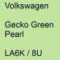 Preview: Volkswagen, Gecko Green Pearl, LA6K / 8U.